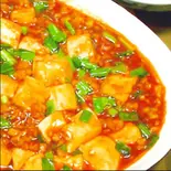 マーボー豆腐/Bean curd in spicy sauce(中華料理 龍門)