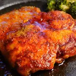 レッドホットハーフチキンステーキ弁当(120g) Red Hot Chicken Steak Box（【チキンステーキ弁当】Master Of Chicken～千歳烏山店～）