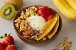 【濃厚ビター】蜂蜜とキャラメリゼバナナのグリークヨーグルト Honey Caramelized Banana Nut Greek Yogurt（アサイー＆グリークヨーグルト GREEK DAYS 川崎店）