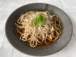 かけ蕎麦(温)/buckwheat noodles in hot broth（戸隠そば 茶屋うずら 東京錦糸町店/TOGAKUSHISOBA CHAYAUZURA）