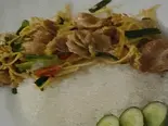 しょうが焼き鳥 ไก่ผัดขิงราดข้าว（タイタイTHAI KITCHEN）