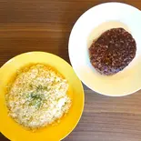 【サービス価格】チーズリゾット＆ビッグハンバーグセット（パスタ日和）