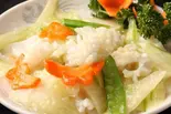 【芹菜尤魚】イカとセロリの塩味炒め(中華 東海飯店 大門本店)