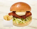 【NEW】マーラーバーガーセット(ポテトSサイズ付き)（チョアチキン学園店 CHOA CHICKEN GAKUEN）