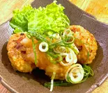 鶏つくね焼きの和風おろしソースがけ(餃子工房ちびすけ 梅田総本店)