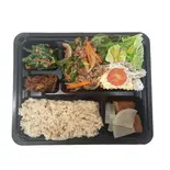 牛肉のスタミナ炒め玄米定食(無農薬玄米・白米が食べれる店 SUN)