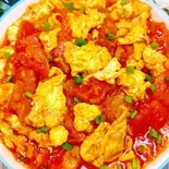 トマトとふかふか卵炒め(丁記美食城)