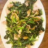 ほうれん草ベーコンサラダ 大 spinach bacon salad L(インドネパールレストランアムル)