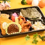 のりスペシャル弁当 Special Nori Seaweed Bento Box（金の羽根たまご）