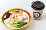 団子マーラータンとタピオカミルクティーセット(団子麻辣烫奶茶套餐)（好美味麻辣湯 新宿店）