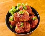 鶏もも唐揚げ 辛旨ヤンニョムチキン風 5個（居酒屋日本一の唐揚げ専門 えんまる 本八幡店）
