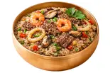 海鮮牛プルコギチャーハン Seafood Beef Fried Rice（Jijimigo三軒茶屋本店）