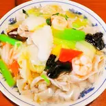 海鮮刀削麺 Seafood Knife-Cut Noodles（心意）