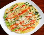 チーズ海鮮チヂミ Cheese Seafood Buchimgae(韓国館)