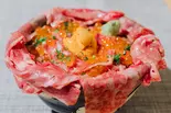 14.炙り牛トロ雲丹いくら丼 牛トロ増し(漁師町三代目 牛とろいくら本舗 天下茶屋店)