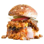 リッチカレーチーズバーガー（HAMBURGER SHOP プラージュ）