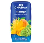 CHABBA マンゴー＆グレープミックスジュース180ml Mango ＆ Grape Mix Juice（la la tacos恵比寿店）