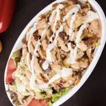 おつまみチキン＆ビーフケバブ Chickin ＆ Beef Kebab Salad（鶏白湯ラーメン 鳥やま）