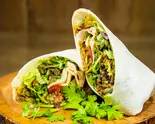 パクチー 極太重厚ブリトー 2本セット1枚巻き‼ 総重量300g（本場沖縄のタコライスTHE TACORICE HOUSE 玉造元町店）