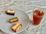 蜜芋スイーツ3種盛り coffee set(ICE)（＆OIMO TOKYO CAFE 中目黒店）