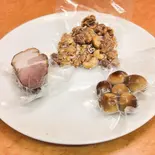 燻製3種盛(ベーコン、ミックスナッツ、うずら玉子)（居酒屋たこっちさん）