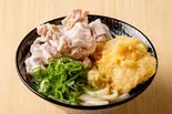 肉鶏天うどん（うどんと肉 角立 西新店）
