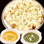 ガーリックナン弁当 Garlic Nan Bento（ゴクルインドレストラン福大前Gokul Indianrestaurant）