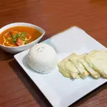 選べるハーフナン&ライスセット Half Choice Naan & Rice Set(インドレストランビビダ)