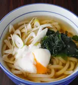 月見うどん（匠のうどん 彩屋 芝浦店）