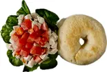 チリサンド（Gluten-Free Bagels ＆ Salad efu）