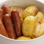 フライドポテト【S】& 粗挽きソーセージ(3本) French Fries(Small) &Coarse ground sausage(豚汁と米 Pork soup and rice 錦糸町店(実店舗:スプルナ))