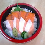 サーモントロサーモン丼（寿司百花川崎鶴見店）