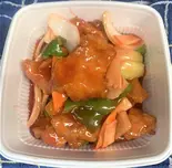 白身魚の甘酢炒め（大衆食堂）