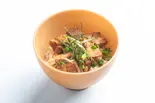 ほかほか玄米ミニ豚角煮丼（さらだのあるせいかつ 上野入谷 Life with Salada UENOIRIYA(サラダ)）