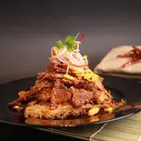 夫妻肺片,牛ハチノスと牛スジ和え物,Spicy Sliced Beef and Tripe in Chili Sauce（麻布十川）
