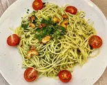 冷やしジェノベーゼ(パスタと定食のキッチンマサ)