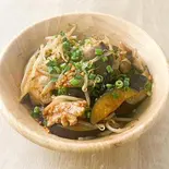 ナスと豚バラ肉の甘辛炒め（究極のそうめんと満腹丼の店 ふとし）