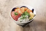 サーモンネギトロ丼（魚や一丁 浦和店）