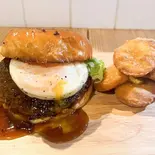 中洲テリヤキバーガー ナゲットセット（中洲バーガー(中洲ホルモンセンター)）