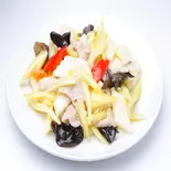豚肉の山芋炒め(木耳炒山药)（中華料理美山飯店）