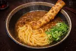 #ちく天カレー釜玉（出汁うどん彩 IRODORI）
