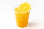 オレンジジュース「Orange juice 100%」（ポーたま 博多マルイ店 【沖縄発ポーク卵おにぎり専門店】）