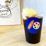 コーヒーフロート（高級惣菜パン 田中惣菜店）