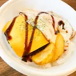 チーズロコモコ丼（HAMBURGER SHOP プラージュ）