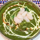 ほうれん草えびカレー/Sag Prawn Curry（New sitara curry ＆ kebab house）
