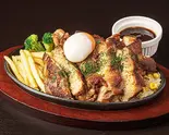 【お肉2倍】エッグ(温泉卵) ダブルNYジャークチキンステーキBOX（【ごはん特盛まで無料】NYジャークチキン ステーキBOX 新宿歌舞伎町店）