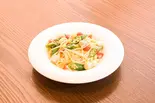 【ランチ】帆立とオクラとフレッシュトマトの生スパゲティー（PASTAVOLA 大手町）