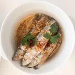 イワシのアヒージョ（CHARME cafe restaurant）