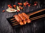 烤五花肉卷金针菇(1本)/えのきバラ肉巻(1本)（庄稼院）