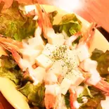 海老と豆腐のサラダ（海老庵）